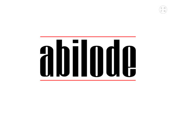 Abilode: A Modern Font for Editorial Elegance