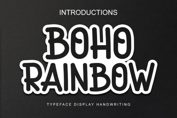 Boho Rainbow: The Font That Elevates Your Campaigns