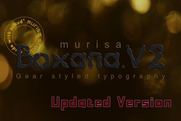 Boxana: A Bold Display Font for Digital Design
