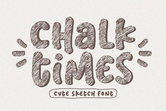 Chalk Times: A Simple Display Font for Digital Branding