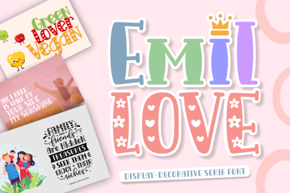 Emil Love: A Playful Display Font for Branding Projects