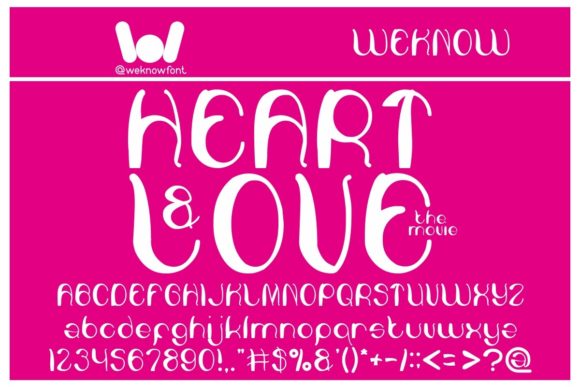 Heart and Love: A Font That Adds Warmth to Branding