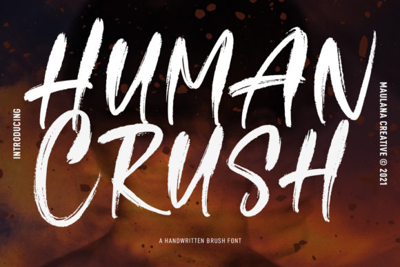Human Crush: A Display Font for Editorial Expression