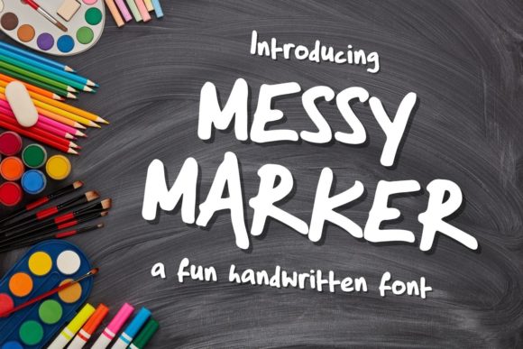 Messy Marker: A Font That Adds Street Art Vibe to Your Creations