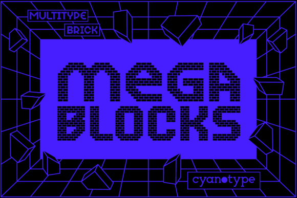 MultiType Brick Mega Blocks: A Pixelated Twist for Modern Branding
