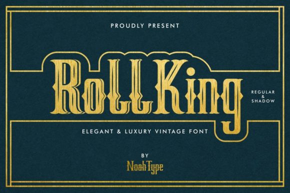 RollKing: A Timeless Display Font for Editorial Design
