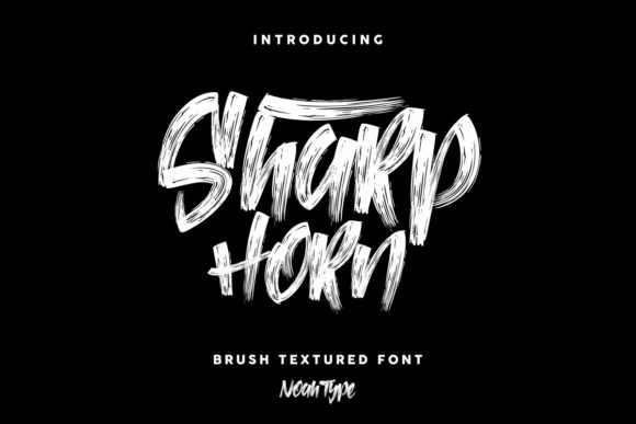 SharpHorn: A Bold Display Font for Urban Branding