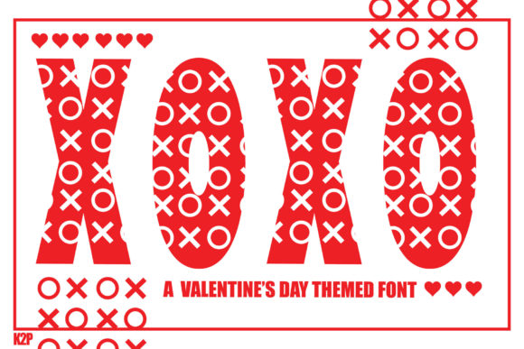 Xoxo: A Warm and Friendly Display Font for Digital Design